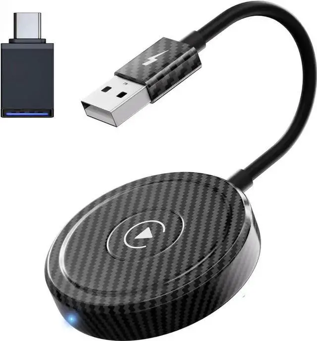 Main image of Wireless CarPlay Adapter for iPhone - 2024 Apple CarPlay Wireless Adapter 5Ghz WiFi Auto Connect Car Play Wireless Adapter-Wireless Apple CarPlay Adapter for iPhone & OEM Wired CarPlay Car