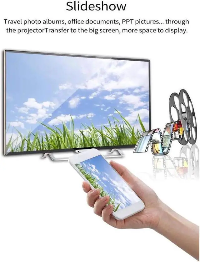 Alt view image 6 of 6 - G2 2.4G wireless WiFi display adapter, 1080 wireless HDMI display receiver DLNA Airplay Miracast iOS Android Windows