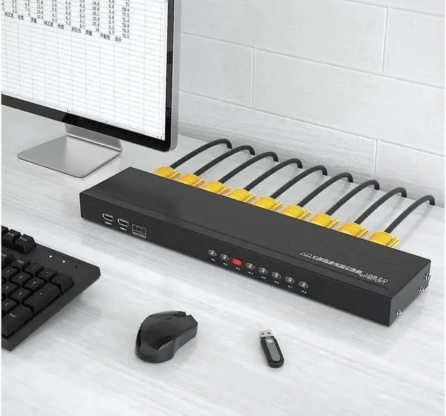 Alt view image 4 of 6 - VGA KVM Cable 5ft, USB VGA 2in1 KVM Cable for VGA KVM Switch (2pack, 1.5m)