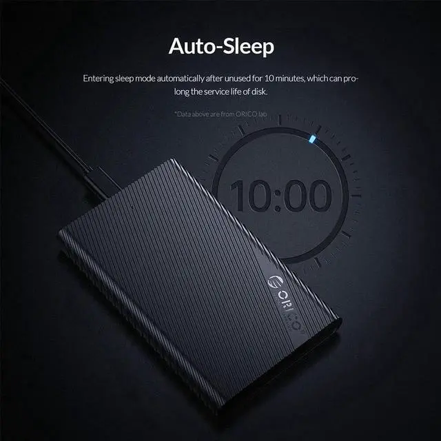 Alt view image 5 of 6 - 2.5 Inch HDD Case SATA to USB 3.0 5Gbps 4TB HDD SSD Enclosure Support UASP HD External Hard Disk Box for 7-9.5mm HDD Box