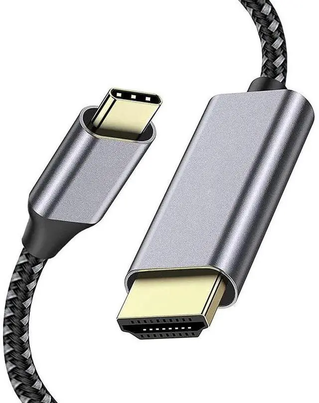 Alt view image 5 of 5 - USB-C to HDMI Cable 4K@60Hz 1m Type-C to HDMI Adapter Cord for Laptop/Phone/Monitor/TV, High-Speed Video Converter for Screen Mirroring