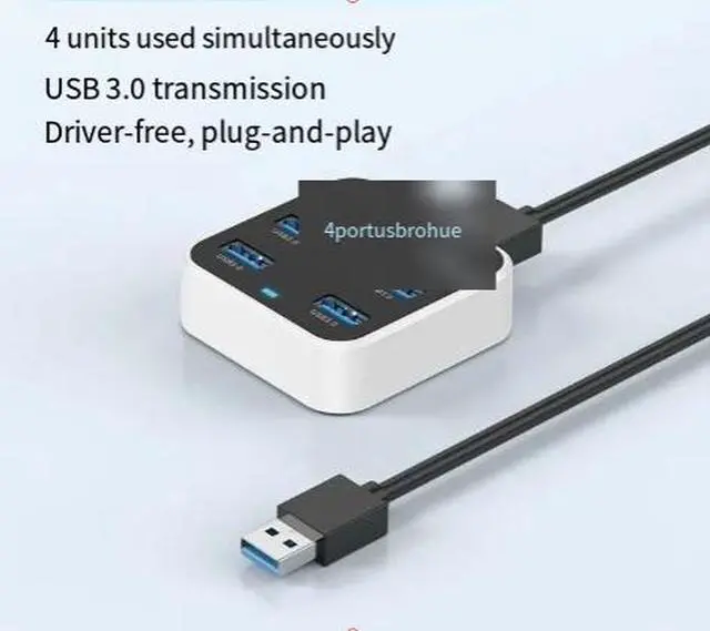 Alt view image 3 of 4 - USB 3.0 Hub 4-Port / 7-Port / 10-Port Custom Mold High-Speed USB Splitter for Computer/Laptop, Multi-Port Expander for U-Disk/Hard Drive/Keyboard/Mouse, Plug-and-Play