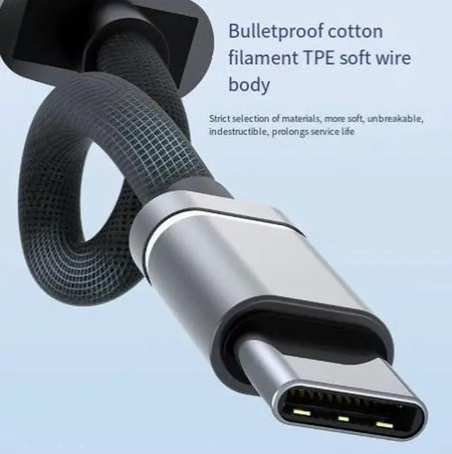 Alt view image 2 of 3 - USB-C to USB 2.0 OTG Hub 3-in-1 Type-C Expansion Adapter with PD 60W Fast Charging Port, 2 USB 2.0 Data Ports, Splitter for MacBook/iPad/Phone/Laptop, Plug & Play