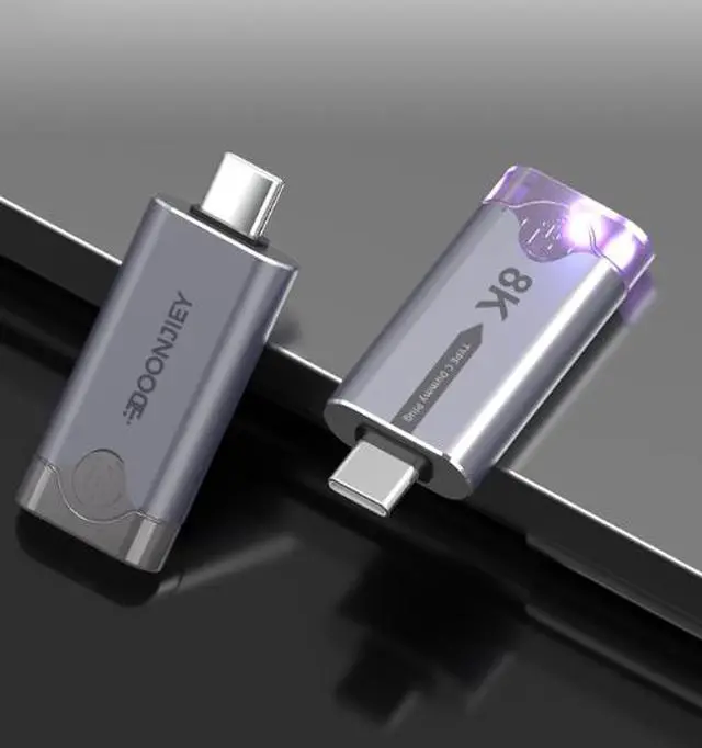 Alt view image 4 of 4 - USB-C Headless Display Emulator 8K@60Hz Type-C Virtual Monitor Adapter for Laptop/PC, Graphics Card Simulator for Remote Desktop/Server/Gaming/Mining, Plug-and-Play