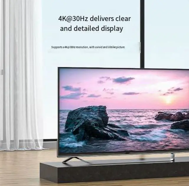 Alt view image 3 of 4 - USB-C to DVI Cable 1080P USB 3.1 Type-C to DVI Adapter Cord for Laptop/PC/MacBook, High-Definition Video Converter for Monitor/Projector/TV, Plug-and-Play