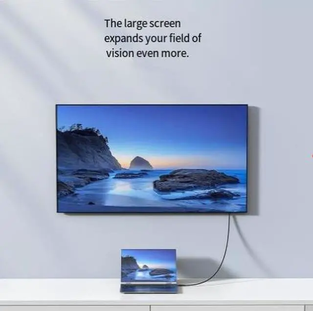 Alt view image 4 of 4 - USB-C to DVI Cable 1080P USB 3.1 Type-C to DVI Adapter Cord for Laptop/PC/MacBook, High-Definition Video Converter for Monitor/Projector/TV, Plug-and-Play