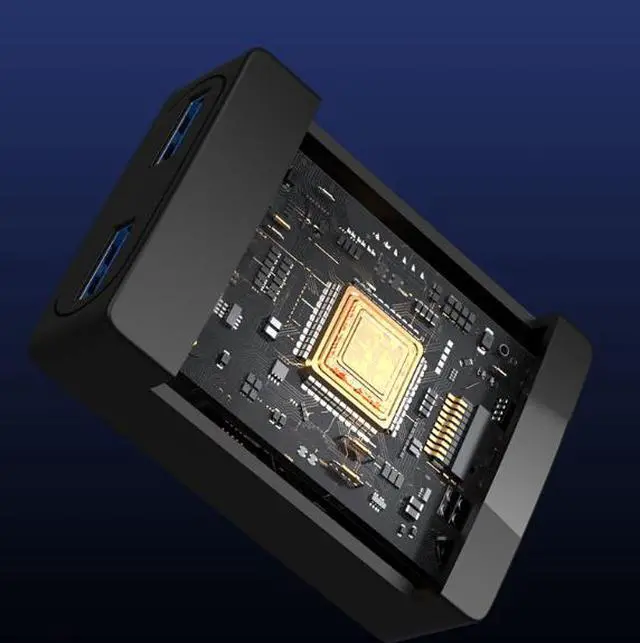 Alt view image 4 of 4 - USB 3.0 Printer Switch with Desktop Controller 2-in-1-out USB 3.0 Sharing Switch for Printer, Scanner, Keyboard, Mouse, Remote Button for Easy Switching