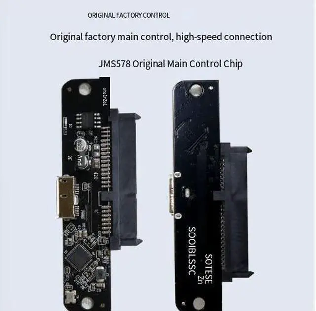 Alt view image 3 of 3 - Aluminum USB 3.0 2.5-inch SATA Hard Drive Enclosure External SSD/HDD Case for 7mm/9.5mm Laptop Drives, Tool-Free Installation, UASP Supported