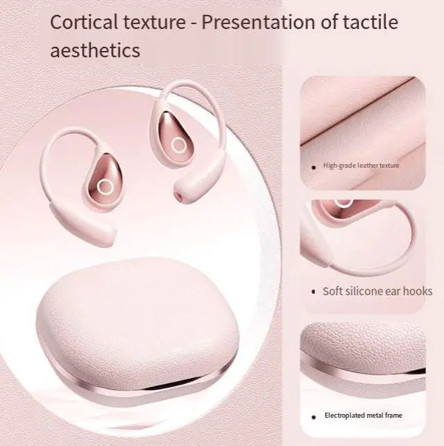 Alt view image 2 of 4 - M95 AI Smart Translation Bluetooth Headset Open-Ear Over-Ear Hanging, Ultra-Long Battery Life, High-Quality Sound, Digital Display, Bluetooth 5.4