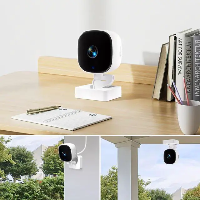 Alt view image 3 of 6 - Wireless WiFi HD Card Camera Mobile Remote Monitoring, Motion Detection, Night Vision, TF Card Storage, Home Window Security