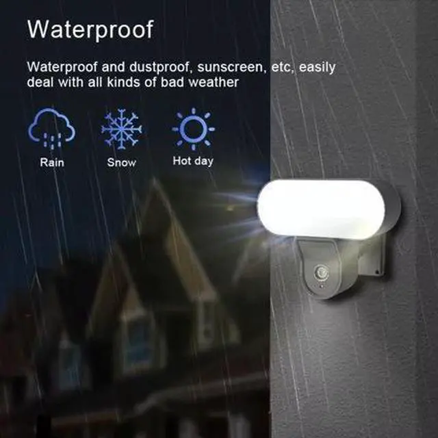 Alt view image 3 of 4 - WiFi Yard Light Security Camera Motion-Activated LED Light, Two-Way Audio, 1080P, Outdoor, Night Vision, Mobile Remote