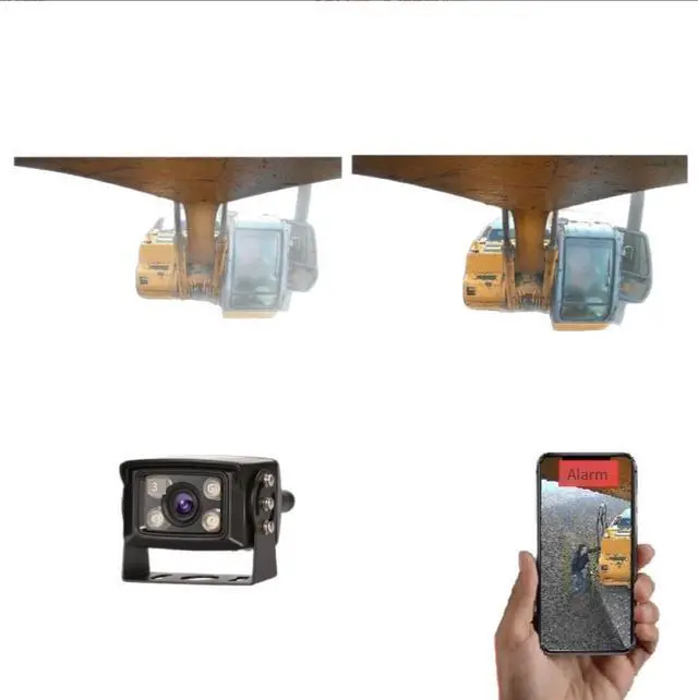 Main image of 4G Vehicle Security Camera Mobile Remote, 4MP HD, Waterproof Outdoor, for Truck, Excavator, Bus, Construction Vehicle