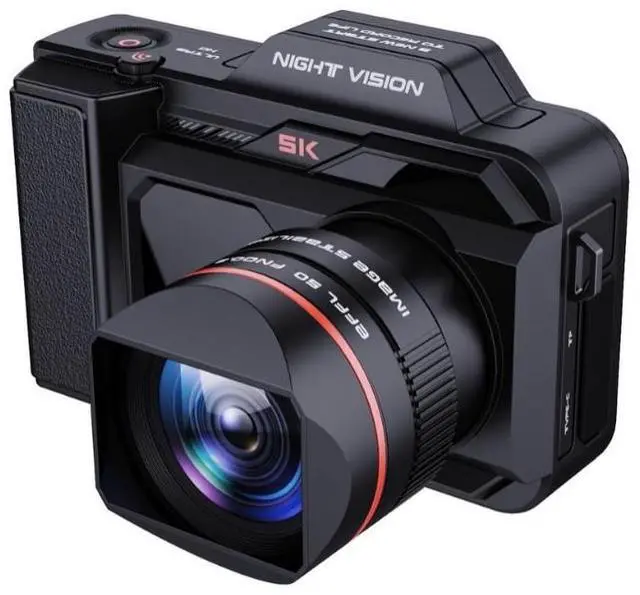 Main image of NVC200 Full-Color Night Vision Camera 5K, 50X Zoom, 4" OLED Screen, Sony Sensor, WiFi, Entry-Level Camcorder