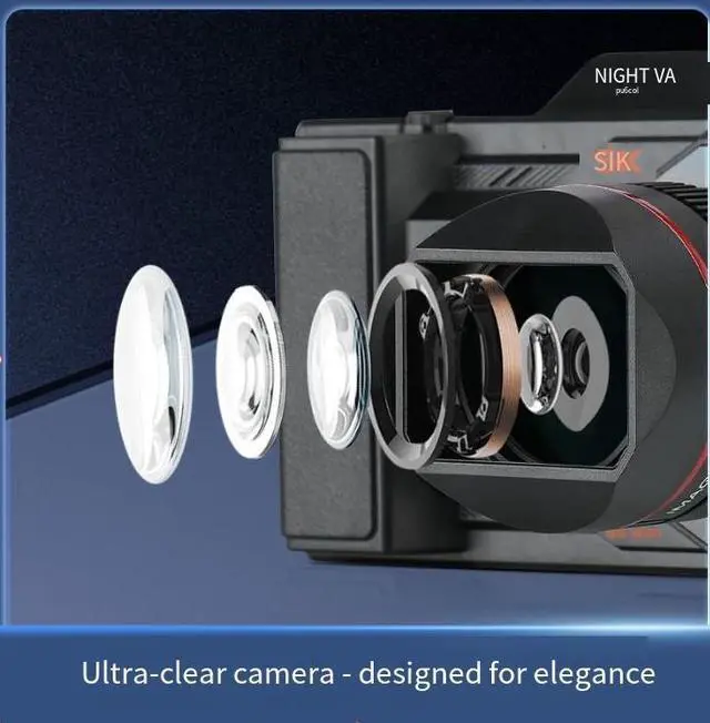 Alt view image 2 of 4 - NVC200 Full-Color Night Vision Camera 5K, 50X Zoom, 4" OLED Screen, Sony Sensor, WiFi, Entry-Level Camcorder