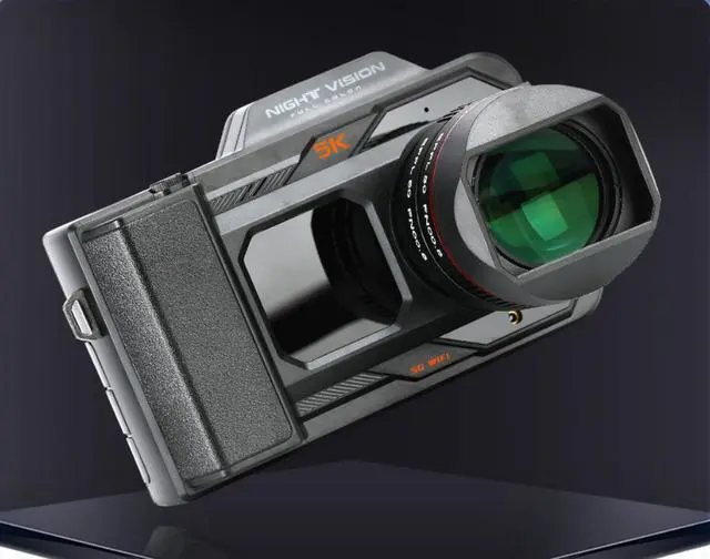 Alt view image 3 of 4 - NVC200 Full-Color Night Vision Camera 5K, 50X Zoom, 4" OLED Screen, Sony Sensor, WiFi, Entry-Level Camcorder