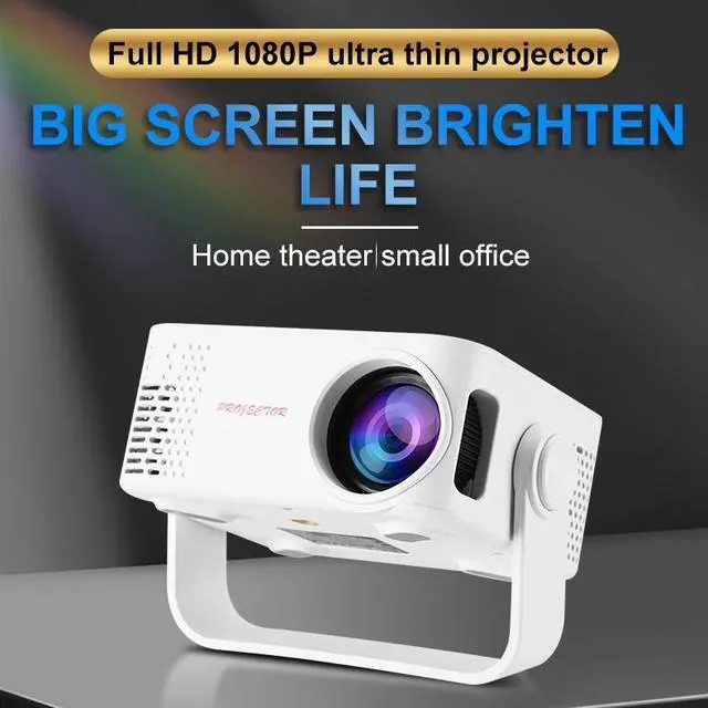Alt view image 2 of 5 - M60 Wireless WiFi Portable Projector 720P, 110" Max, 20000H LED, Type-C Power Bank Compatible, Screen Mirroring