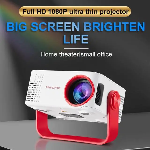 Alt view image 3 of 5 - M60 Wireless WiFi Portable Projector 720P, 110" Max, 20000H LED, Type-C Power Bank Compatible, Screen Mirroring