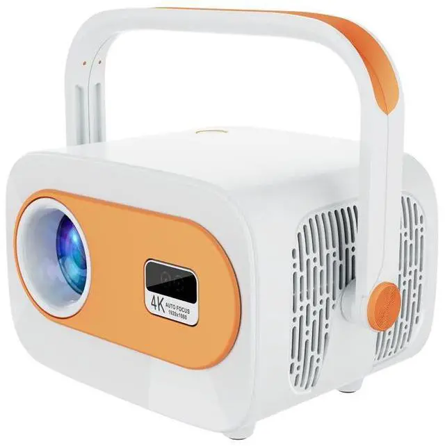 Alt view image 2 of 5 - Dual-Stand 4K Smart Mini Projector Android 13, 720P Native, 2+16GB, WiFi6, Electronic Focus, Portable Home/Office