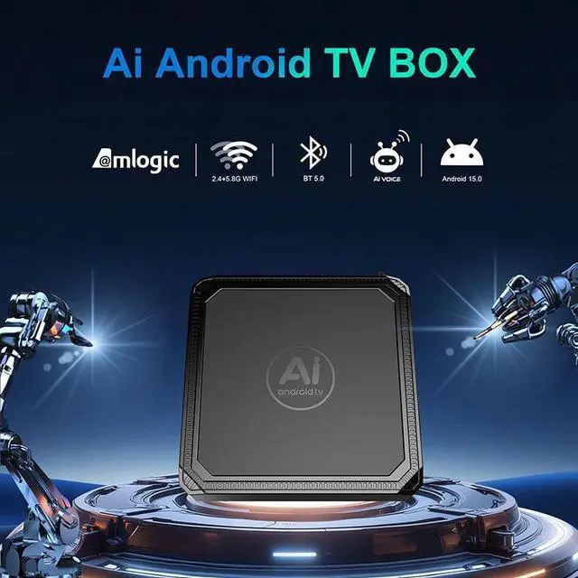 Alt view image 4 of 5 - I96 Z22 AI 4K Android TV Box 1GB+8GB, HiSilicon Processor, Bluetooth Remote, Cross-Border Media Player, 4K Output