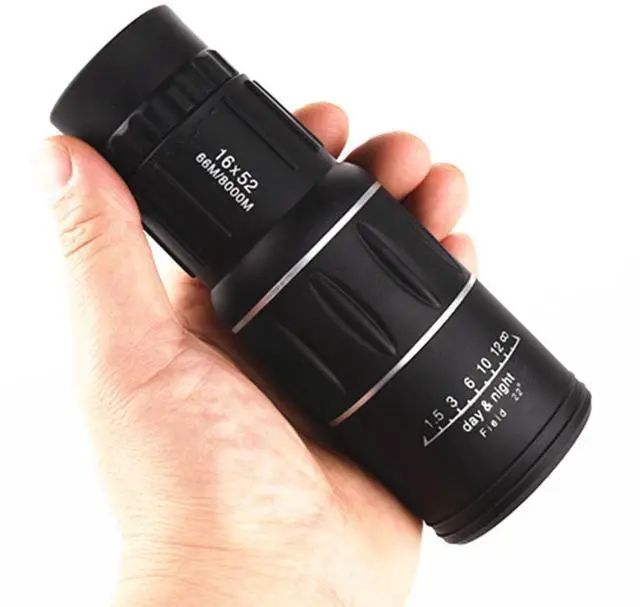 Alt view image 2 of 4 - 16x52 High-Power Monocular Telescope HD Low-Light, Phone Photo Compatible, Outdoor Portable, BAK4 Prism, FMC Coated