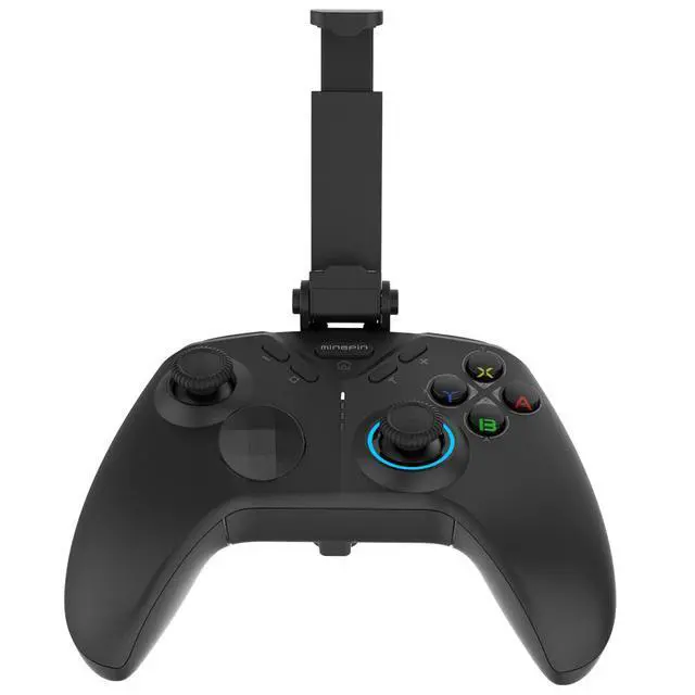 Alt view image 3 of 7 - S820+ Wireless Controller with Phone Stand 6-Axis Gyro, 1000mAh, Programmable Buttons, for Switch/PS4/PC/Android/iOS E-sports Black