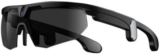 Main image of AI Smart Bluetooth Glasses, 8MP Sony Camera (32MP Photo) 4K Video, Real-Time AI Translation, ChatGPT + Doubao + iFlytek Open Ear Music & Calling, IP66 For Riding, Travel, Office