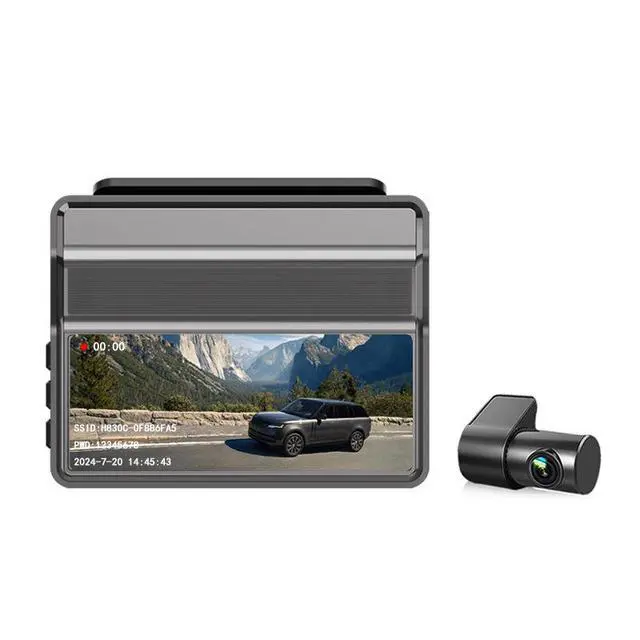 Alt view image 2 of 5 - 2K+1K Dual Channel Dash Cam, Front+Rear Recording 1440p Front + 1080p Rear, WiFi APP Control, 3.0" IPS Display, Parking Monitor, G-Sensor, Loop Recording 32GB Card Included