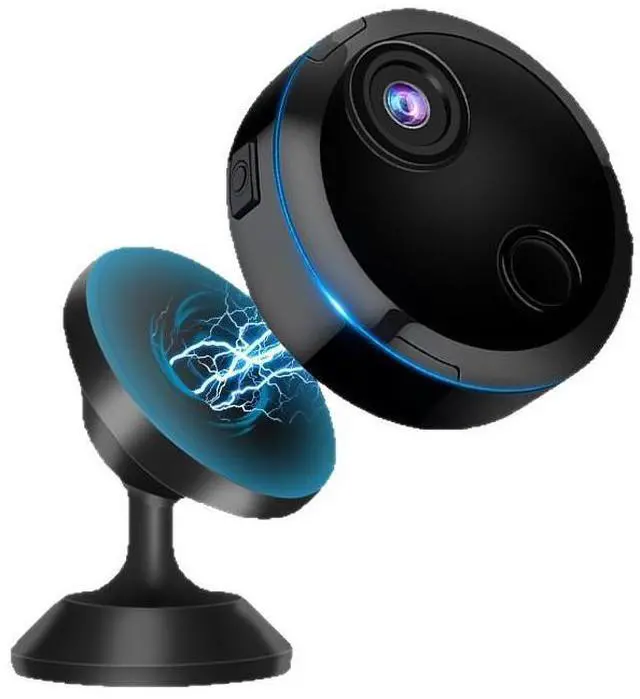 Main image of HDQ15 Wireless WiFi Security Camera, 1080P HD Indoor Smart Cam with 940nm Invisible Infrared Night Vision Motion Detection, Remote Control, H.264 Video, 5V USB Powered Home/Baby/Pet Monitor