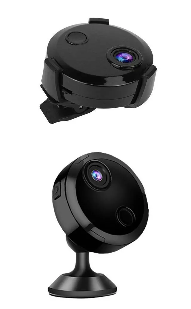 Alt view image 4 of 4 - HDQ15 Wireless WiFi Security Camera, 1080P HD Indoor Smart Cam with 940nm Invisible Infrared Night Vision Motion Detection, Remote Control, H.264 Video, 5V USB Powered Home/Baby/Pet Monitor
