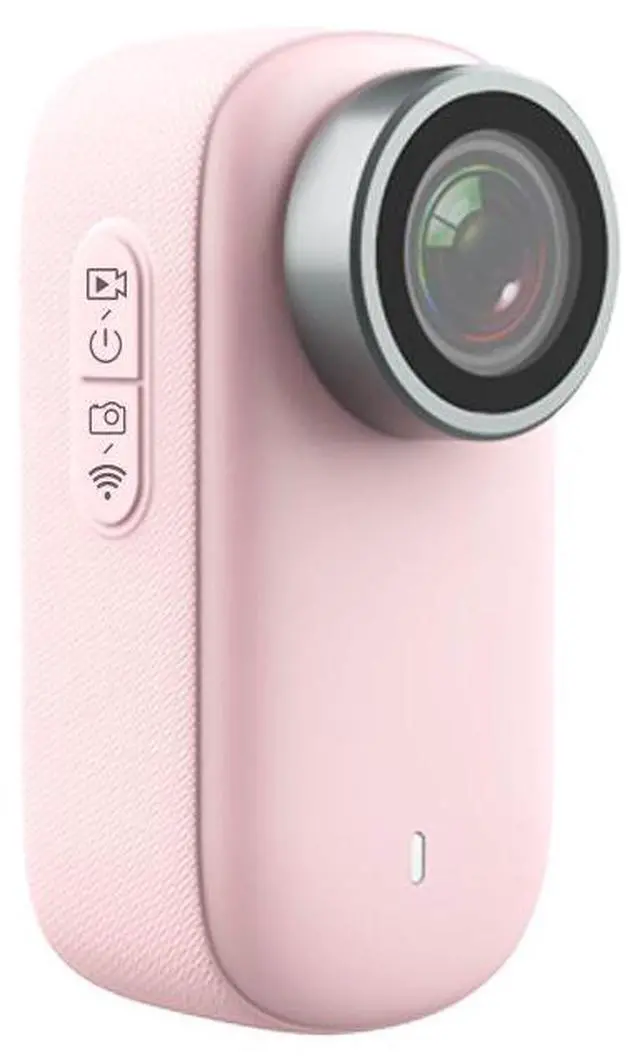 Main image of 4K Waterproof Thumb Camera, WiFi Outdoor Action Cam for Cycling, Diving, Pet Monitoring IP66 + 30m Underwater Case, GC4653 Sensor, F2.0, 1000mAh, 3H Battery, 256GB Max 16:9, EIS Pink