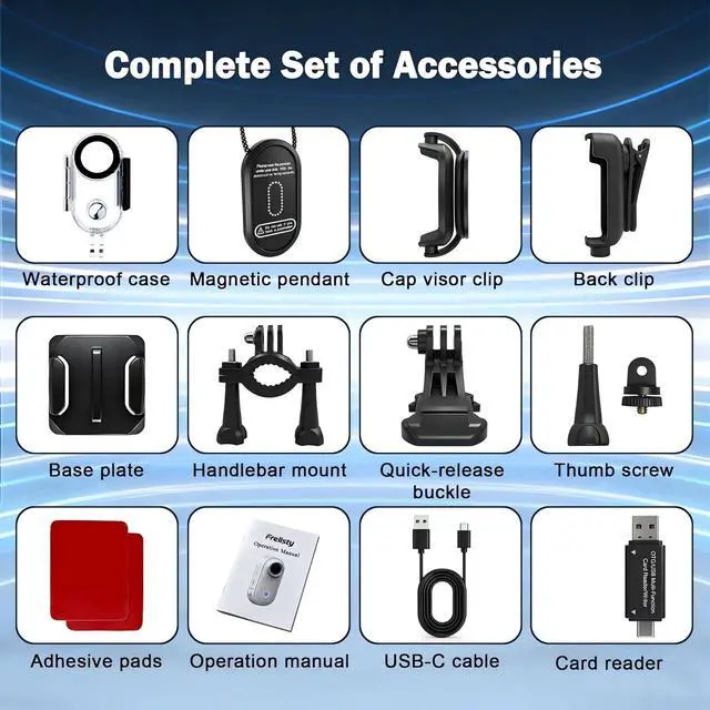 Alt view image 4 of 5 - 2.7K Outdoor Thumb Camera, WiFi Magnetic Chest Mount Action Cam 30fps, 128GB Max, Waterproof Case (10m), 490mAh For Cycling, Vlogging, Motorcycle, Pet Monitoring