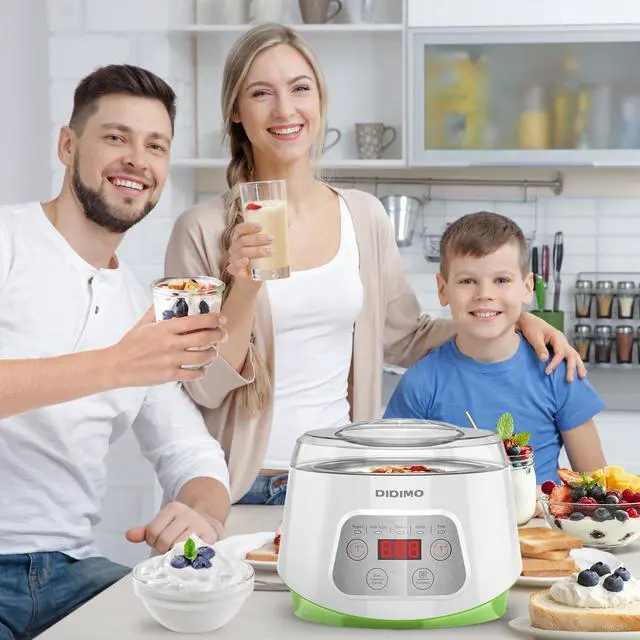 Alt view image 7 of 7 - DIDImo Yogurt maker, Greek yogurt maker, with 304 stainless steel inner pot and filter, with digital display and controller, can make yogurt, Greek yogurt, rice wine