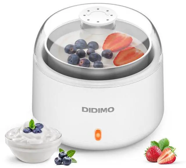Main image of DIDImo Yogurt Maker, 1L, 304 Stainless Steel Interior, Low Energy Consumption and Noise, White