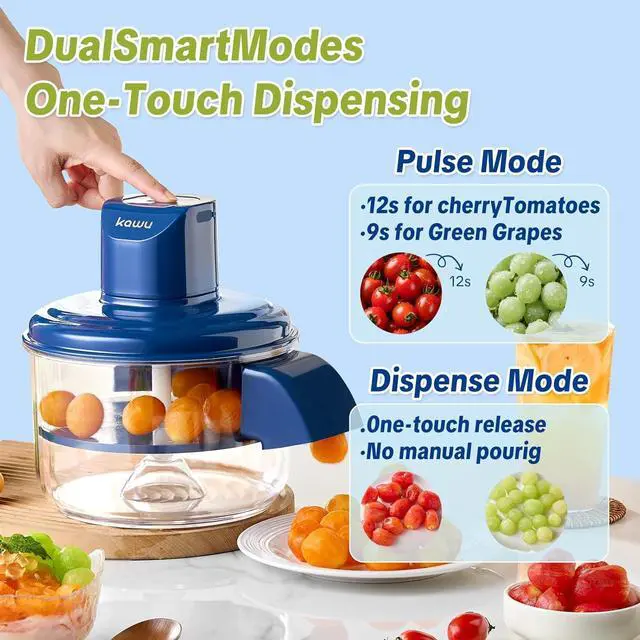 Alt view image 4 of 7 - Kawu Grape peeling machine, peeling machine, fully automatic household, fruit, green grape, garlic peeling tool