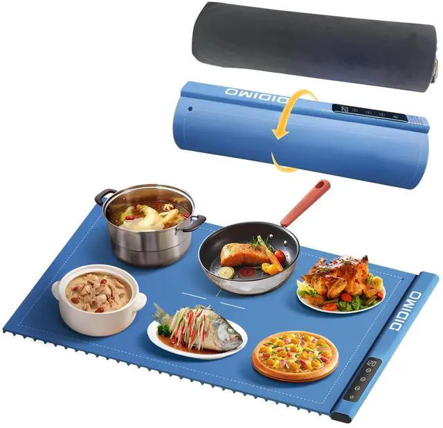 Main image of DIDImo food warming mat, food warming table, warming tray, fast heating, large capacity, 17 temperature settings, foldable