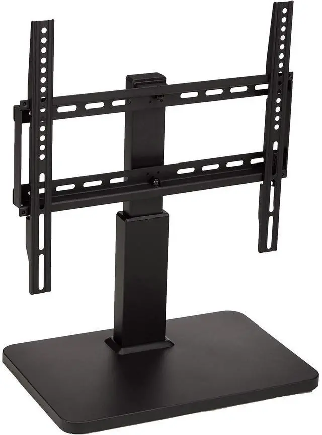 Main image of Eyesoul Swivel Pedestal Table Top TV Mount for 32" to 65" TVs up to 55 lbs, Height Adjustable 14-19 Inches, Max VESA 400x400, Black
