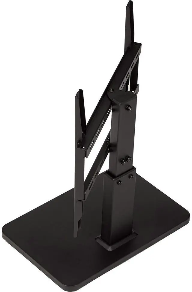 Alt view image 4 of 6 - Eyesoul Swivel Pedestal Table Top TV Mount for 32" to 65" TVs up to 55 lbs, Height Adjustable 14-19 Inches, Max VESA 400x400, Black