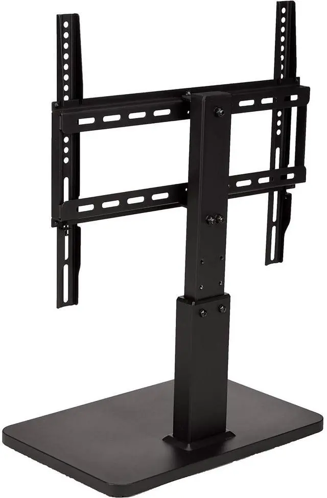 Alt view image 5 of 6 - Eyesoul Swivel Pedestal Table Top TV Mount for 32" to 65" TVs up to 55 lbs, Height Adjustable 14-19 Inches, Max VESA 400x400, Black