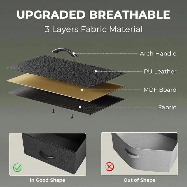 Alt view image 6 of 6 - Eyesoul TV Stand for 55 60 Inch TV, Entertainment Center with Power Outlets and LED Lights, 54 Inch TV Console for Living Room, Media Console with Drawers and Shelves, Grey, 8778HC