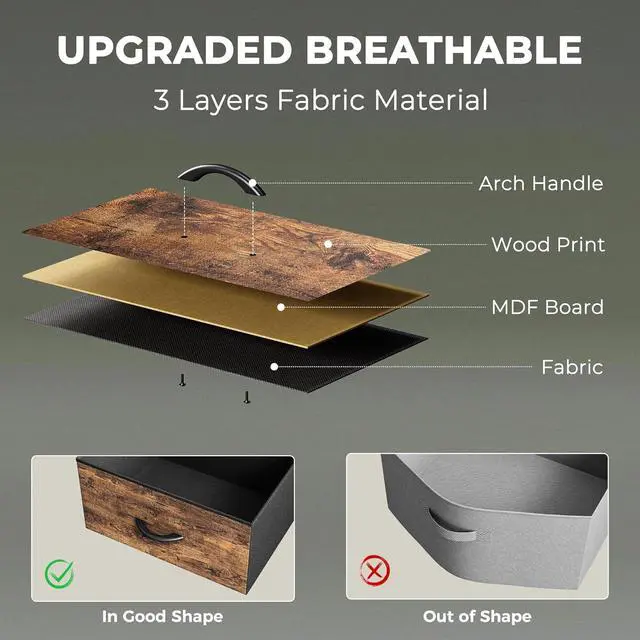 Alt view image 5 of 6 - Eyesoul TV Stand for 75 80 Inch TV, Entertainment Center with Power Outlets and LED Lights, 70.9 Inch TV Console for Living Room, Media Console with Drawers and Shelves, Rustic Brown