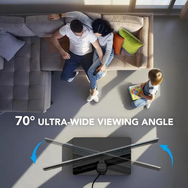 Alt view image 4 of 6 - Eyesoul Floor TV Stand with Power Outlet, Universal TV Stand Mount for 27-65 inch TV up to 88lbs, 70 Degree Swivel 9 Level Height Adjustable with Tempered Glass Base for Bedroom, Office Black