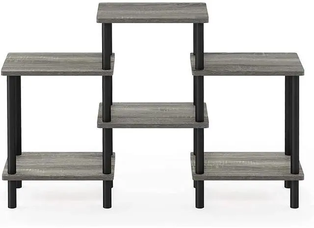 Main image of Eyesoul Turn-N-Tube DIY Multipurpose Combination Rack, French Oak Grey/Black