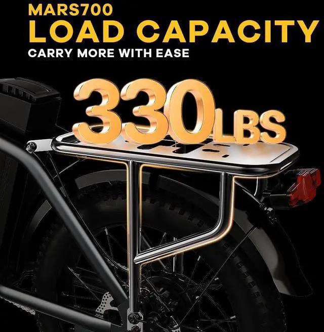 Alt view image 6 of 7 - 1000W Folding Electric Bike,48V20.8AH Removable Battery EBike,30+MPH,80 Miles Max Range Electric Bike for Adults, 20" Fat Tire Foldable ebike, Adult Electric Bikes for Commute Beach Snow(Rose Red)