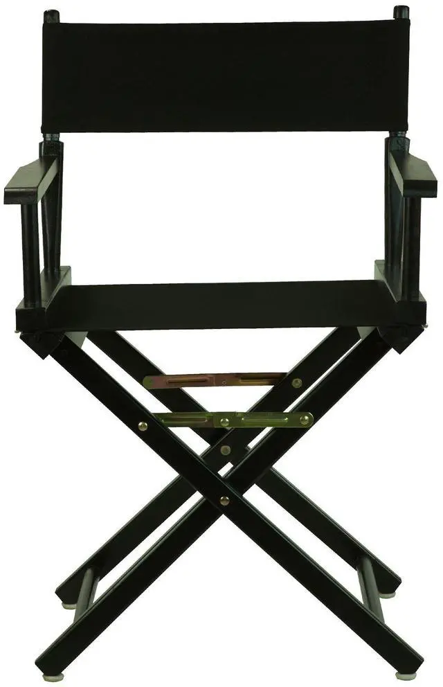 Alt view image 6 of 7 - Director's Chair ,Black Frame/Black Canvas,18" - Classic Height