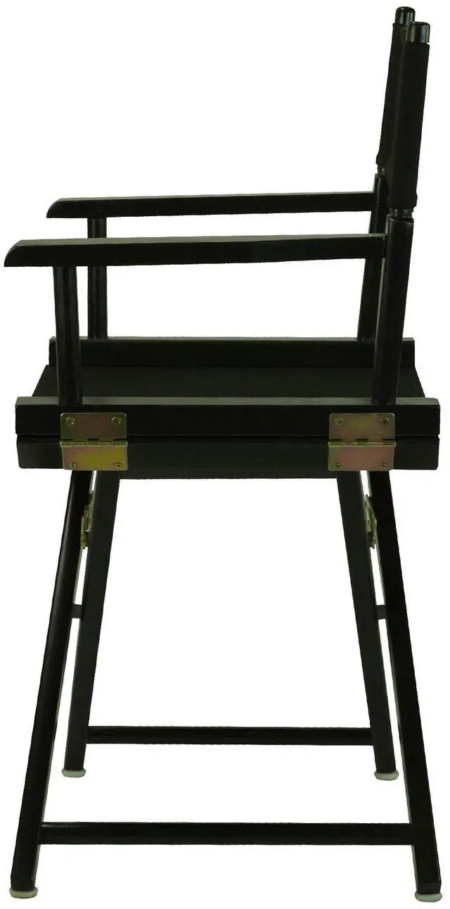 Alt view image 5 of 7 - Director's Chair ,Black Frame/Black Canvas,18" - Classic Height