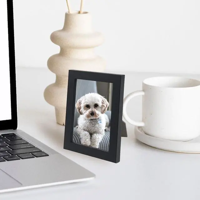 Alt view image 6 of 7 - Set of 50 Picture Frame Bulk Photo Frames Wall Mounting Simple Photo Frames Multi Picture Frames for Wall or Tabletop, 5 Inch x 7 inch Black