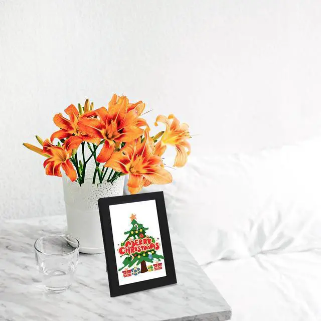 Alt view image 5 of 7 - Set of 80 Picture Frame Bulk Photo Frames Wall Mounting Simple Photo Frames Picture Frames for Wall or Tabletop, 4x6 Black