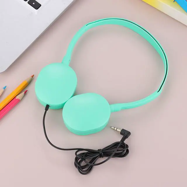 Alt view image 5 of 7 - 50 Pack Bulk Headphones for Classroom School, Durable Wholesale Headphones for Student Boys Girls Adults,3.5mm Jack for Computer Kindle Chromebook(10 Color)