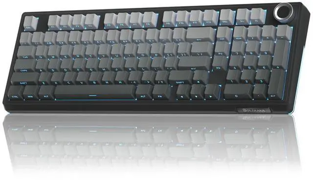 Main image of KI99 Pro 96% Wireless Mechanical Keyboard, RGB Gaming Keyboard, Hot-Swappable Pre-Lubed Switches, Gasket Structure Creamy Keyboards for Gamer/PC/Laptop (Black)