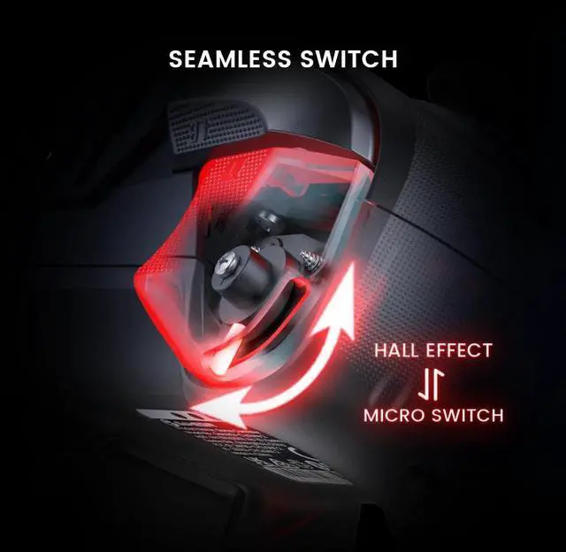 Alt view image 4 of 7 - Cyclone 2 Wireless Controller - 1000Hz Polling Rate, TMR Joysticks, Hall/Micro 2-in-1 Triggers for PC/Switch/Switch 2/Android/iOS, PC Gaming Controller with Charging Dock (Black)